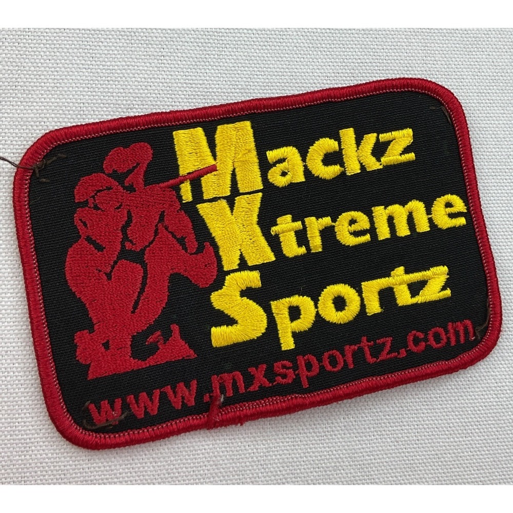 Macks Xtreme Sportz MXSports Paintball Venue Embroidered Sew On Patch Y2K Rare